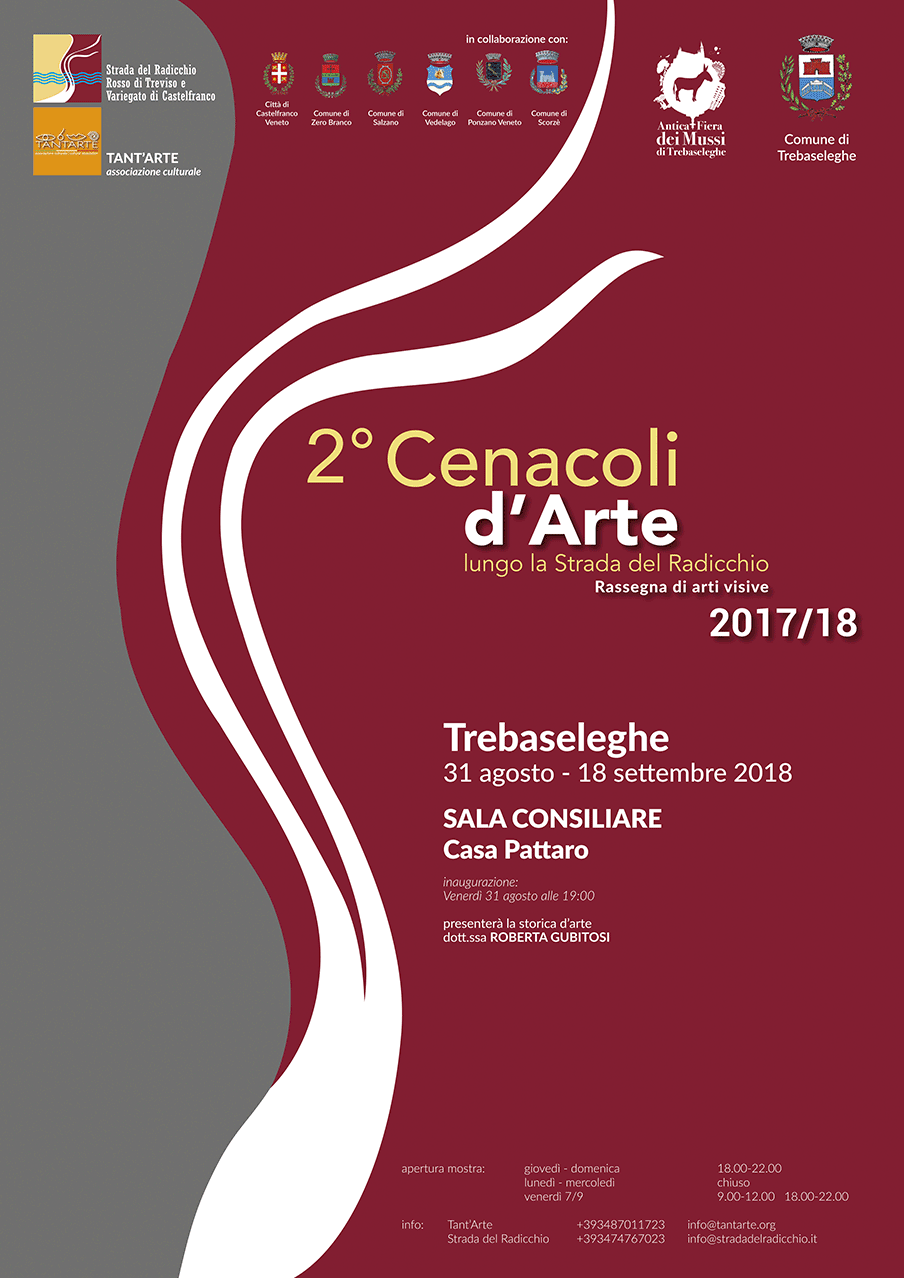 Locandina Cenacoli d'Arte Lungo la Strada del Radicchio | Casa Pattaro | Trebaseleghe (Padova)