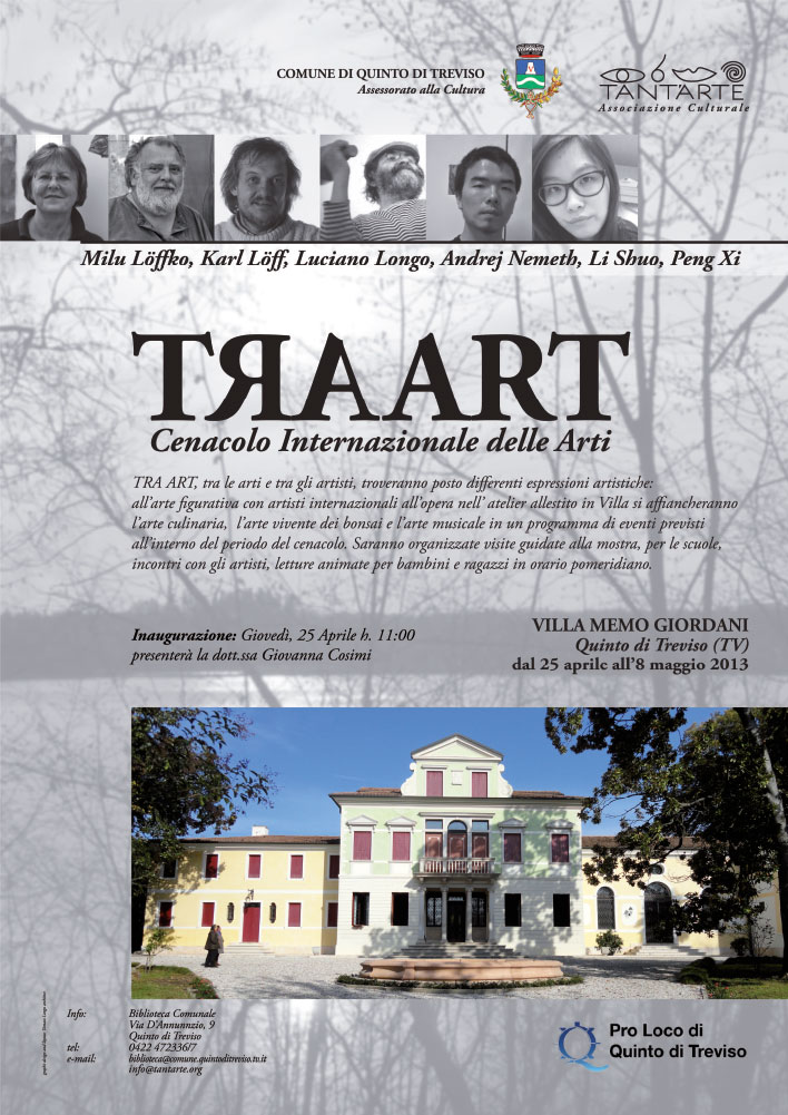 Locandina Cenacoli d'Arte Lungo la Strada del Radicchio 2015 | Rio San Martino | Scorz� (Venezia)